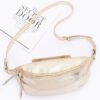 Urban Explorer Metallic Crossbody Bag with Bold Strap