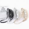 Urban Explorer Metallic Crossbody Bag with Bold Strap