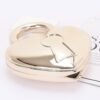 Heartbeat Metallic Acrylic Heart Bag with Chain Strap