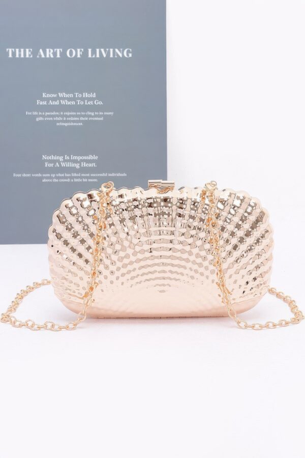 Metal Case Clutch – Polished Mixed-Metal Finish