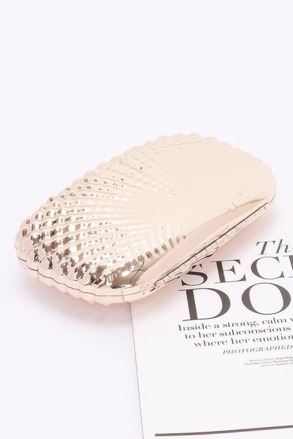 Metal Case Clutch – Polished Mixed-Metal Finish