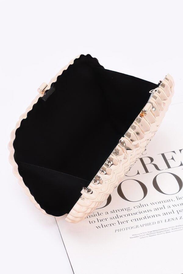 Metal Case Clutch – Polished Mixed-Metal Finish