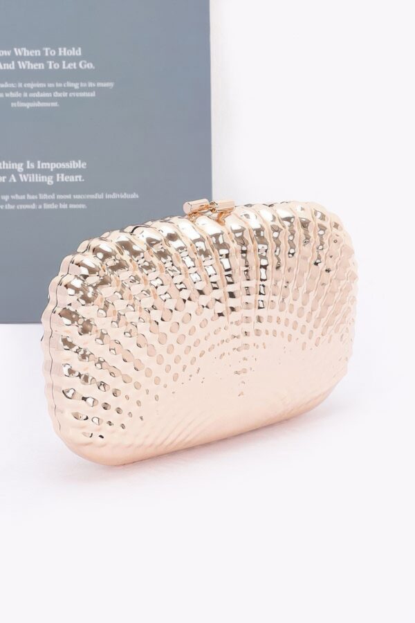 Metal Case Clutch – Polished Mixed-Metal Finish