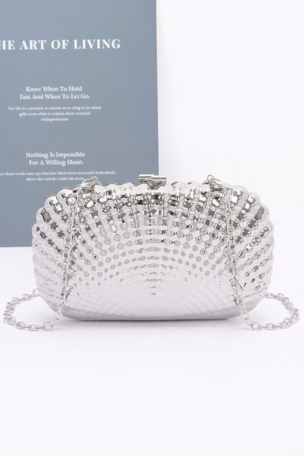 Metal Case Clutch – Polished Mixed-Metal Finish