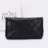 Mystique Quilted Faux Leather Clutch – Chain Strap