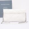 Mystique Quilted Faux Leather Clutch – Chain Strap