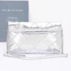 Mystique Quilted Faux Leather Clutch – Chain Strap