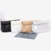 Mystique Quilted Faux Leather Clutch – Chain Strap