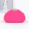 Satin Case Bag with Gold Chain – Structured Evening Clutch