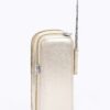 ChainLink Mobile Metallic Phone-Shaped Bag