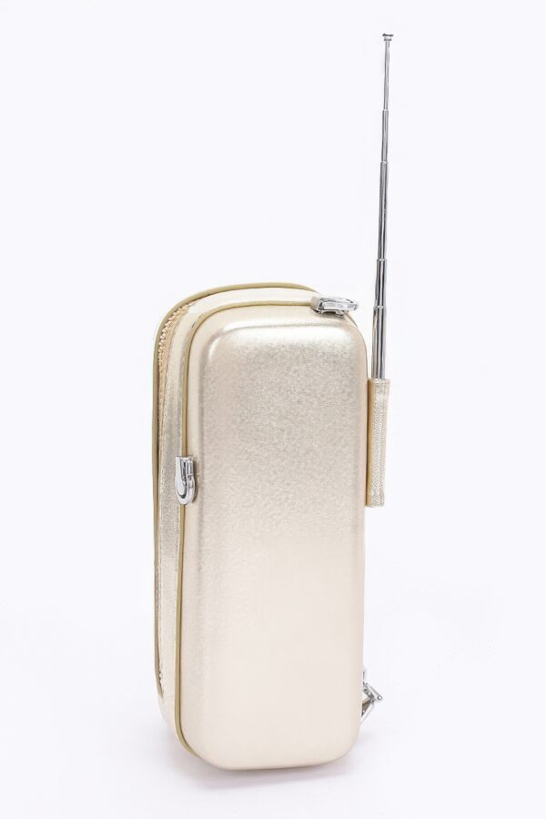 ChainLink Mobile Metallic Phone-Shaped Bag