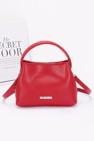 Mystique Faux Leather Tote with Secret Door Logo