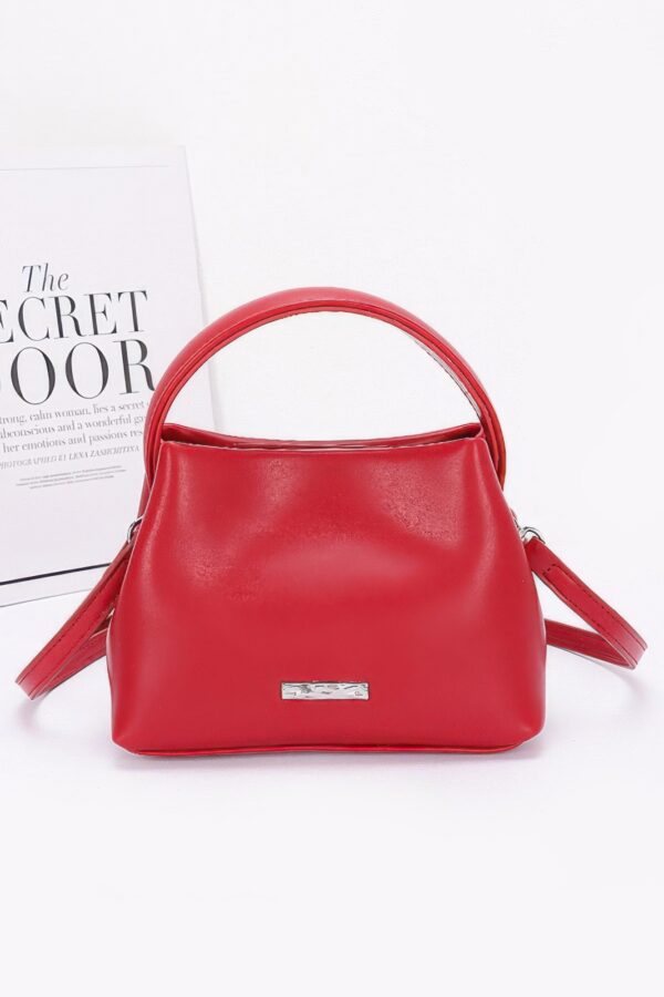 Mystique Faux Leather Tote with Secret Door Logo