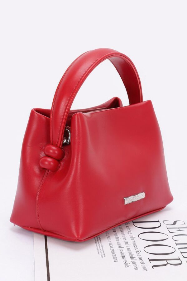 Mystique Faux Leather Tote with Secret Door Logo