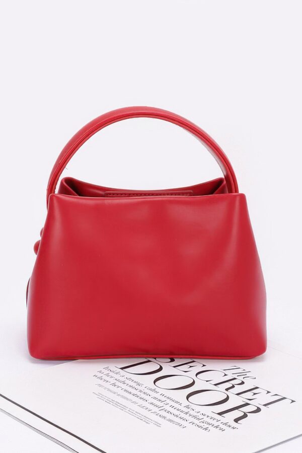 Mystique Faux Leather Tote with Secret Door Logo