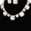 Rhinestone Necklace & Earring Set – 12.5″ Sparkle