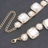Rhinestone Necklace & Earring Set – 12.5″ Sparkle