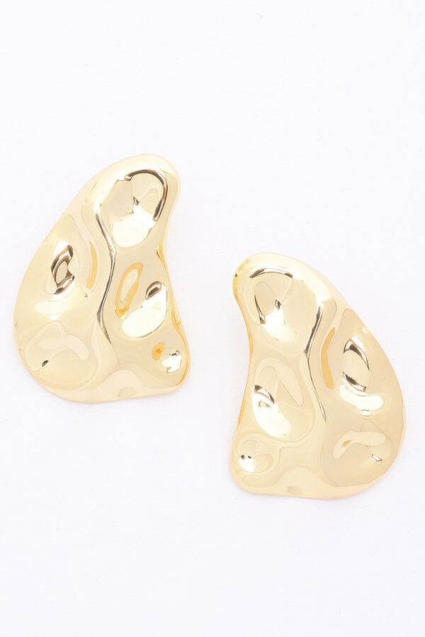 Gold-Dipped Earrings with Sterling Silver Posts