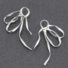 Gold-Dipped Twisted Ribbon Earrings