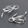 Gold-Dipped Twisted Ribbon Earrings