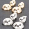 Golden Cascade Large Drop Earrings – Gold-Tone