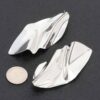 Wave Gold-Plated Drop Earrings – Sculpted Wave Design