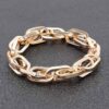 Gold-Tone Alloy Chain Bracelet – Polished Link