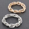 Gold-Tone Alloy Chain Bracelet – Polished Link