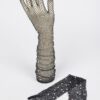 Rhinestone Mesh Long Gloves – Sparkling Sheer Mesh