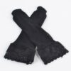 Floral Lace Mesh Ankle Socks – Black Sheer Style