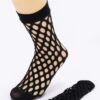 Sheer Net Socks – Open-Hole Mesh Detail