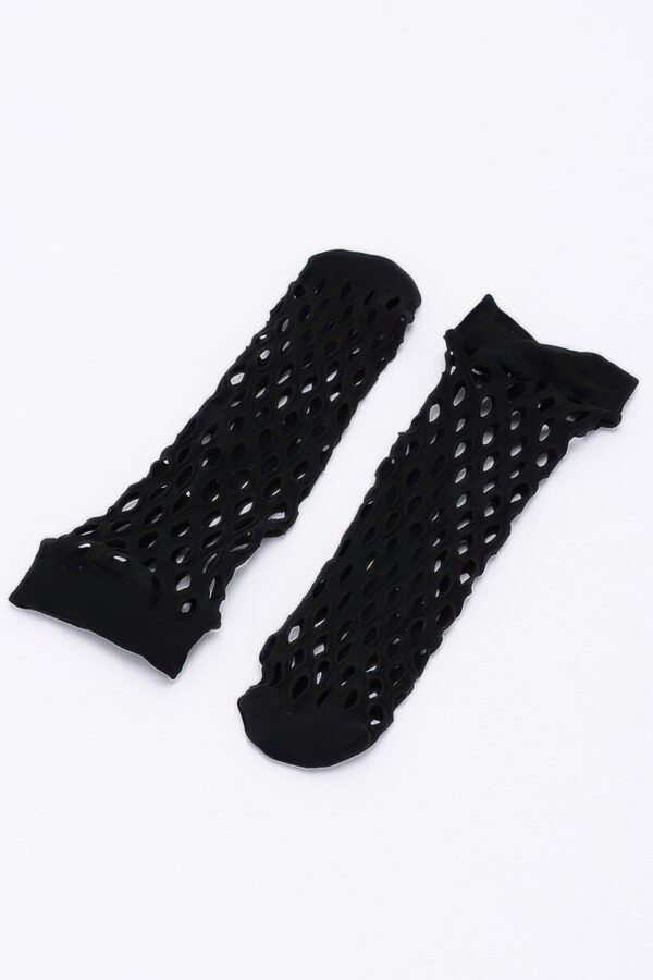 Sheer Net Socks – Open-Hole Mesh Detail