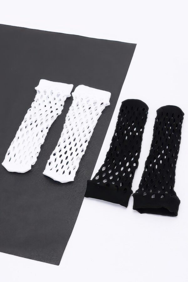 Sheer Net Socks – Open-Hole Mesh Detail