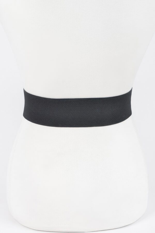 Sculpted Flower Belt – Elastic PU Waist Cincher