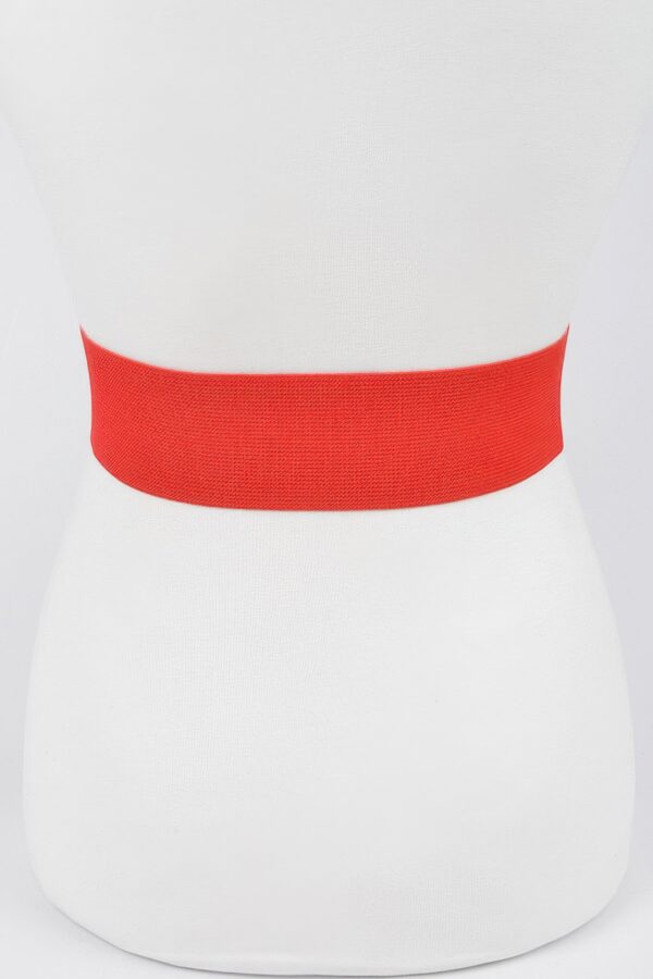 Sculpted Flower Belt – Elastic PU Waist Cincher
