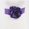 Sculpted Flower Belt – Elastic PU Waist Cincher