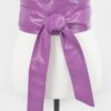 Faux Leather Wrap Belt – Wide 4″ Tie-Up (Polyurethane)