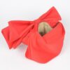 Nylon Bow-Handle Clutch Bag with Statement Bow
