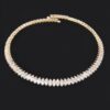 Cubic Zirconia Choker – 14″ Radiant Necklace