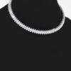 Cubic Zirconia Choker – 14″ Radiant Necklace