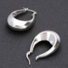 Midnight Vintage Gold Hoop Earrings – Polished Metal