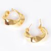 Gold and Silver Plated Symmetrical Metal Earrings