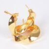 Gold and Silver Plated Symmetrical Metal Earrings