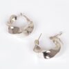 Gold and Silver Plated Symmetrical Metal Earrings