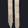 Rhinestone Fringe Drop Earrings – Cascading Sparkle