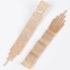 Rhinestone Fringe Drop Earrings – Cascading Sparkle