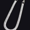 Cubic Zirconia Bracelet – Slim Polished Row