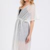 V-Neck Crochet Lace Cover-Up – Lightweight Beach Layer
