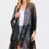 Sequin Mesh Cover-Up – Embellished Sheer Swim Layer