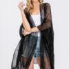 Sequin Mesh Cover-Up – Embellished Sheer Swim Layer